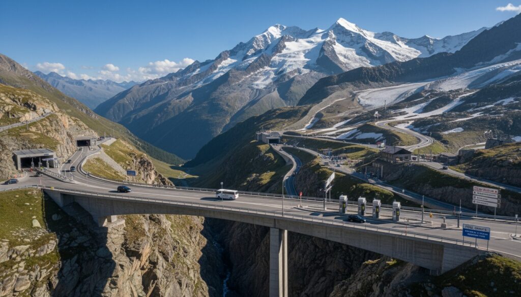 Sondermautstrecken in den Alpen: Tunnel, Pässe und Brücken mit Extra-Gebühren
